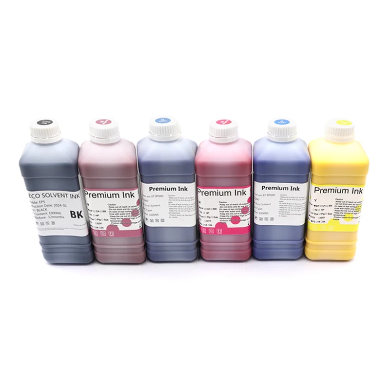 1000ml Eco-solvent Ink For Roland BN20 BN-20A SP540V SP300 XR640 SP540i VS300i VS640 RS540 XJ740 Printer EPSON DX7 DX5 DX4 XP600
