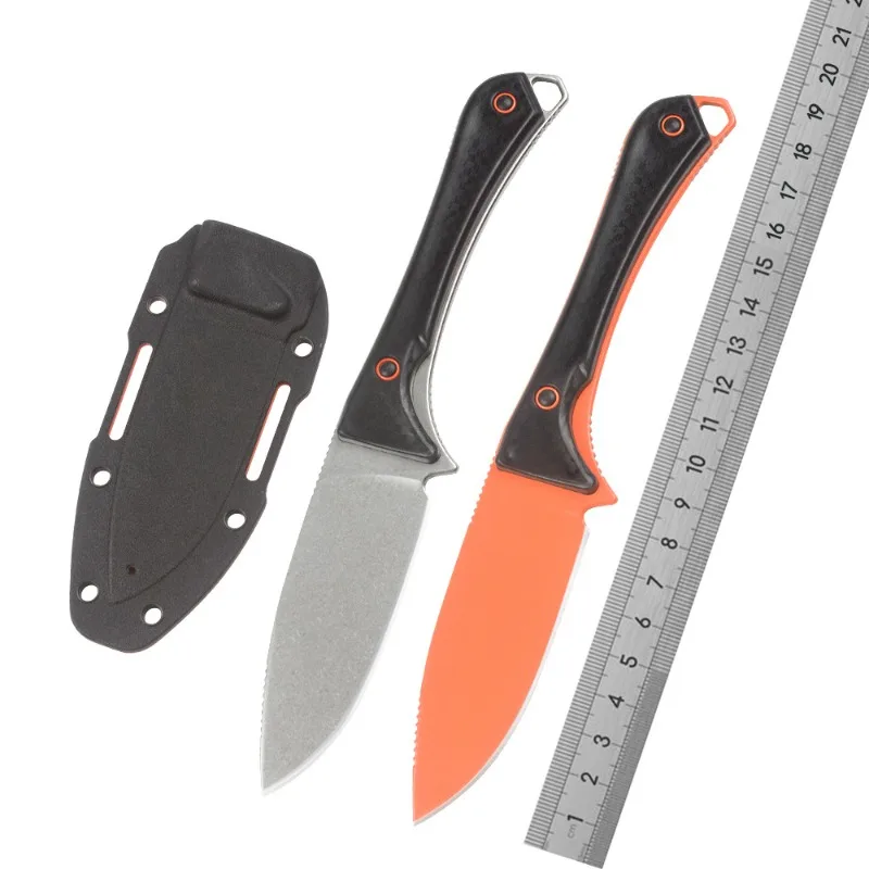 

Portable 15201 Outdoor Camping Fixed Knife Portable S90V Blade Nylon Glass Fiber Handles Survival Utility Fruit Knives Tools