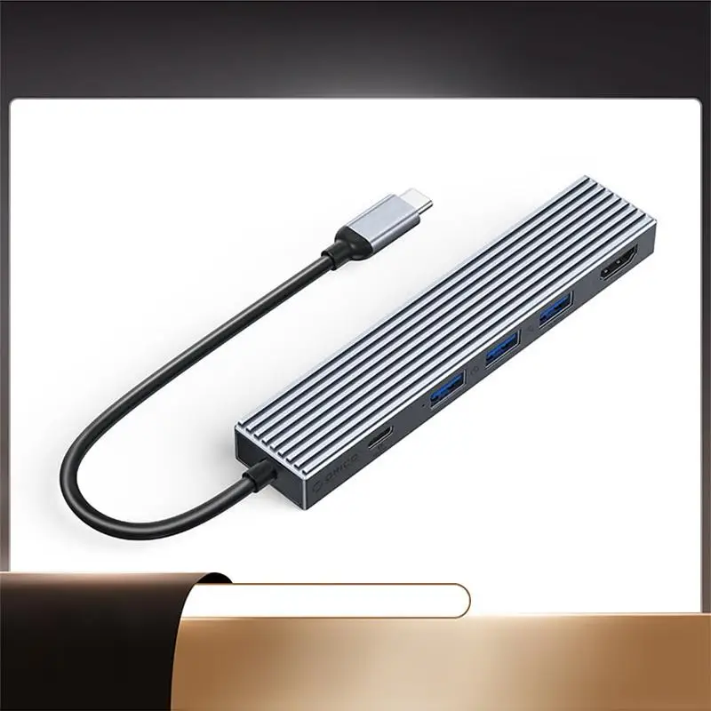 

Концентратор ORICO Type-C USB3.2GEN2, многопортовый адаптер, быстрая передача, эффективное рассеивание тепла для ноутбука-N35R