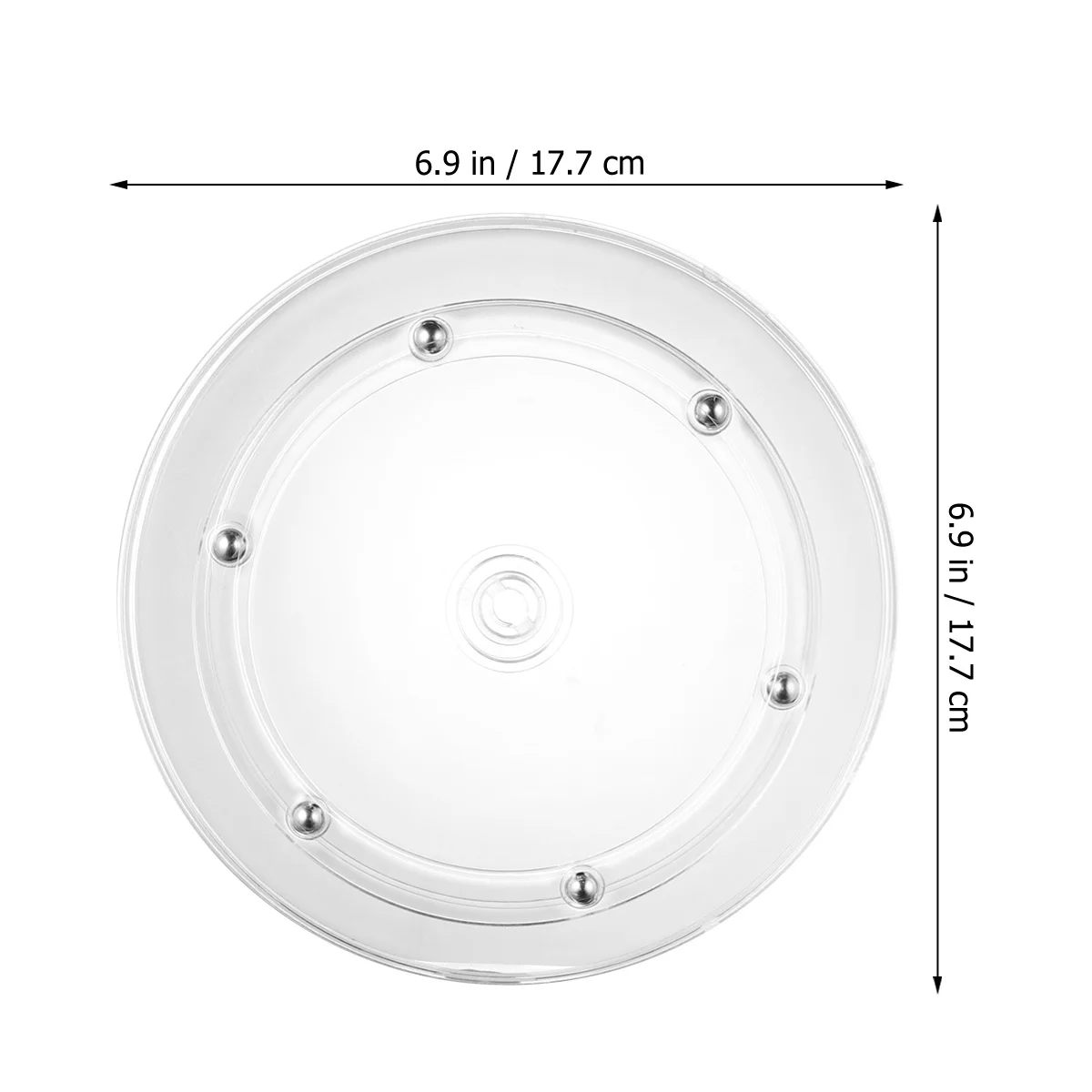 

Creative Rotating Cake Turntable 7 Inches Revolving Cake Stand for Decorating Baking Workbench Professional Home Use