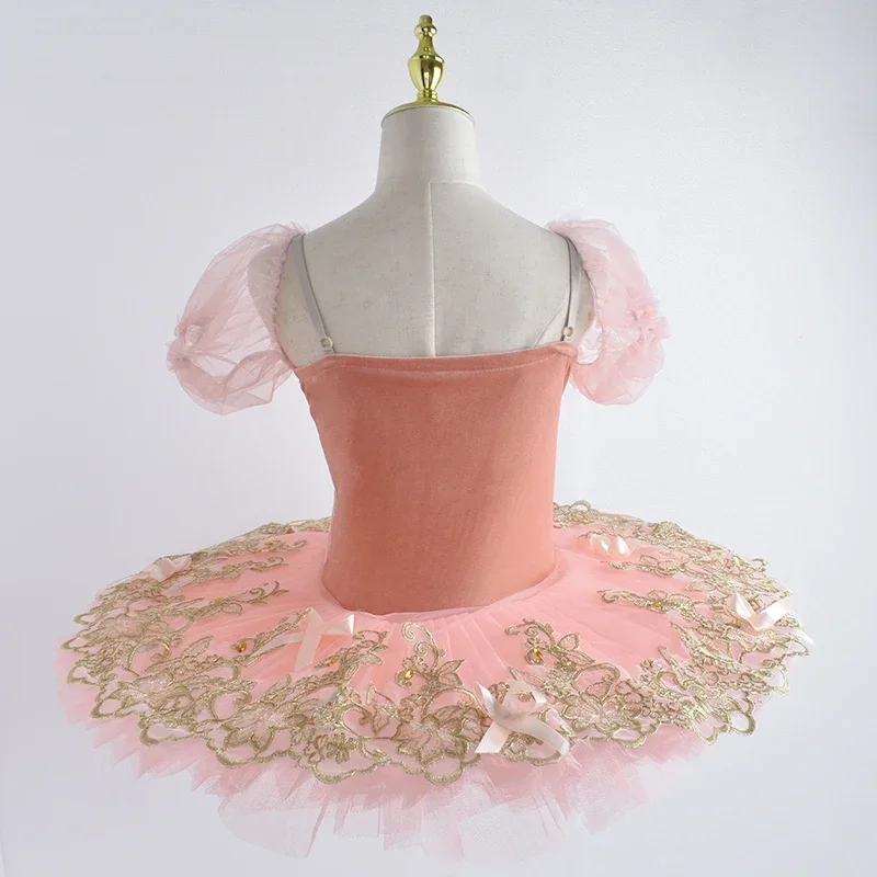 

Pink Velvet Professional Ballet Tutus Adult Women Children Kids Ballet Tutu For Girl Pancake Tutu Ballerina Party Ballet Costume