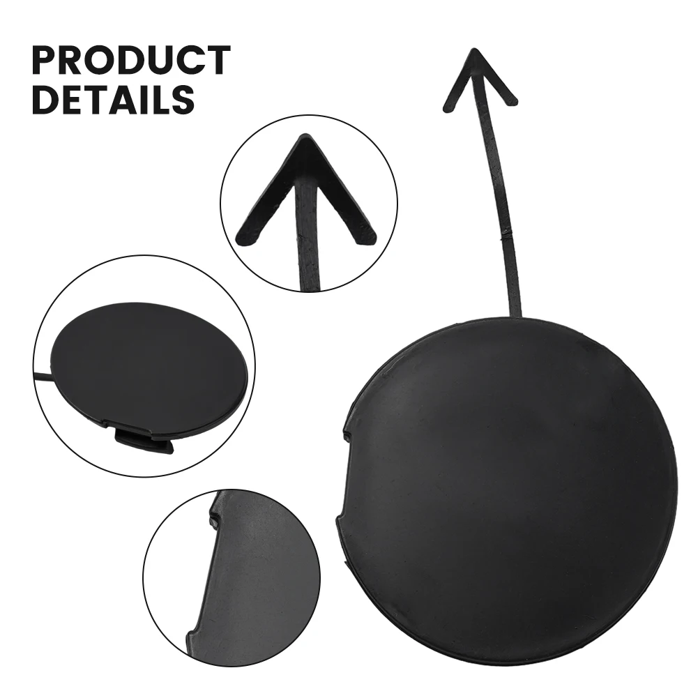 Car Towing Cover Cap Towing Cover Cap Black Plastic 71104TF0000 Front Bumper Tow Eye Hook 71104-TF0-000 Brand New