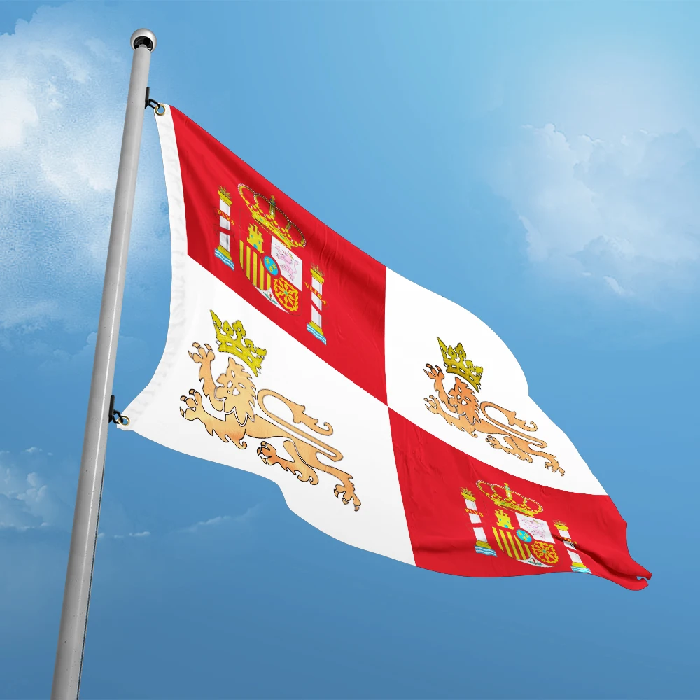 Spain Spanish Historical Royal Navy Flag 3ft x 5ft Polyester Banner Flying 150* 90cm Custom Flag Outdoor Decoration
