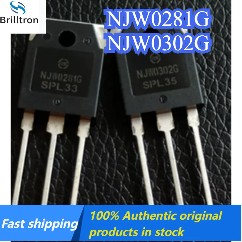 5-20 Pairs NJW0281G/NJW0302G High-Power Audio Amplifier Pair Brand New, Original Stock, Fast Shipping.