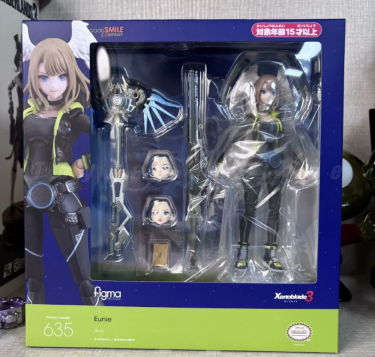 Оригинальная коробка Maxfactory Figma 635 Xenoblade 3 Eunie, готовая модель, набор из ПВХ, аниме-фигурка, полностью подвижная игрушка, подарок для детей. В шоке.