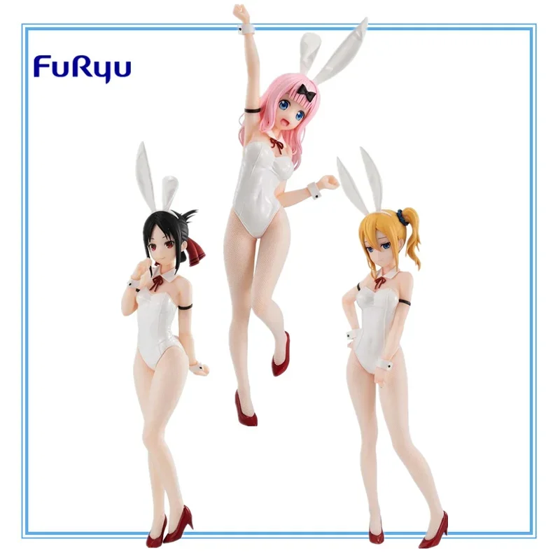 In Stock FuRyu BiCute Bunnies Kaguya-sama: Love Is War Hayasaka Ai Fujiwara Chika Shinomiya Kaguya White Bunny Girl Gift Figure