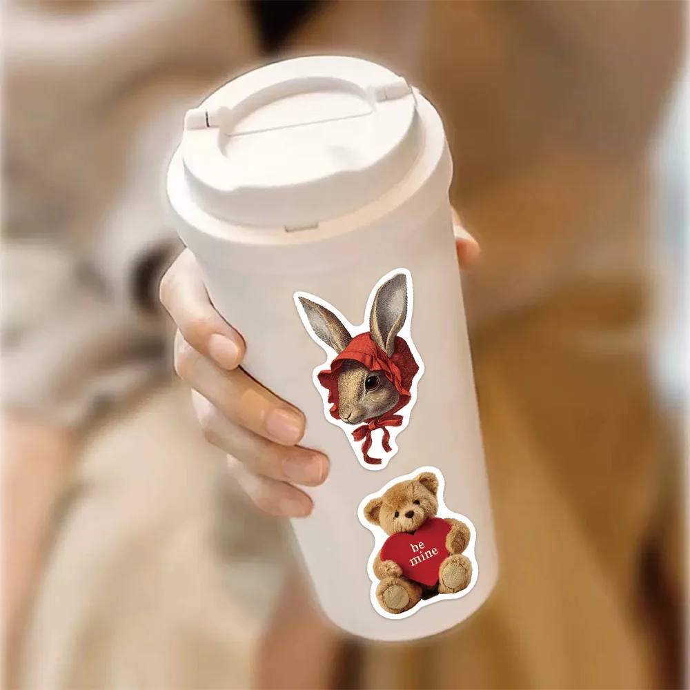 50 adesivi decorativi vintage Y2K per cartoni animati, album fai da te, custodia per telefono, laptop, tablet, giocattolo, adesivi decorativi