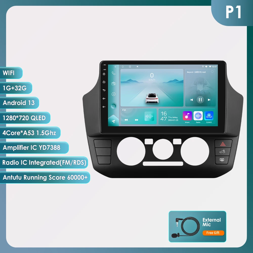 Carplay Android Auto autoradio voor VW Volkswagen UP 2017 - 2023 multimediaspeler intelligente auto-systemen GPS 2DIN 360 CAM RDS