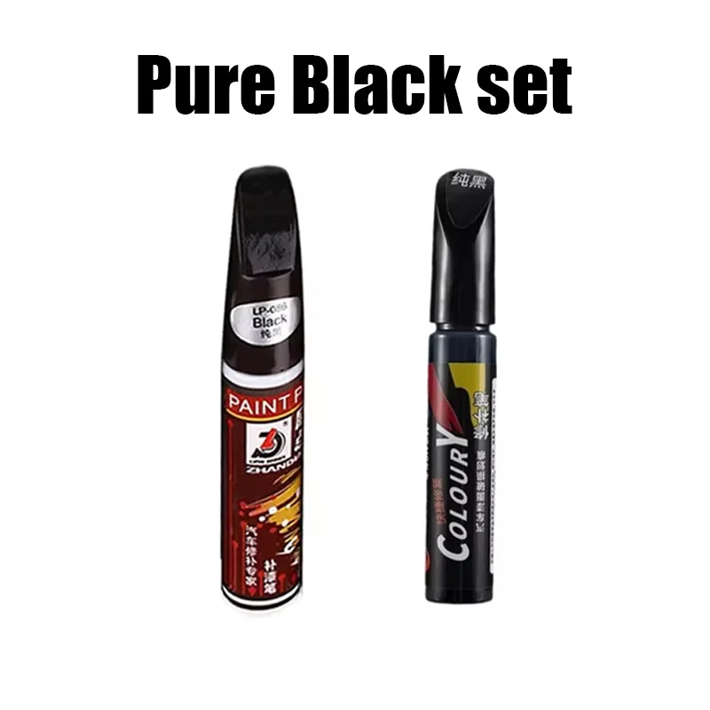 MOBIDEA (Blanco/Plateado/Negro) Lápiz Reparador de Arañazos para Coche, Herramienta de Reparación de Pintura, Pintura de Retoque Automotriz Multicolor
