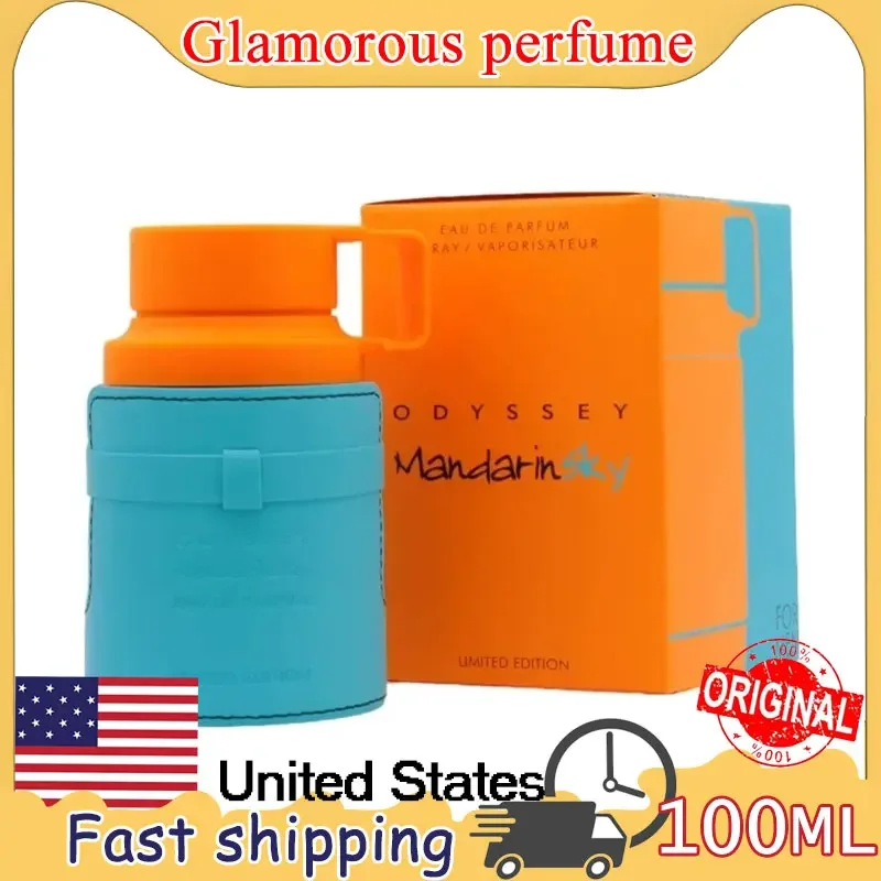 3.4 أونصة عطور أوديسي عربية رجل امرأة عربية عطر دائم رذاذ الجسم دبي للجنسين الأصلي استنساخ عطر ملاحظات عطرة الرجال