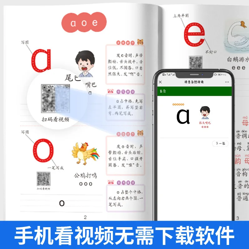 Preschool Pinyin Spelling Training for First Grade Primary School Chinese Pinyin Learning Book