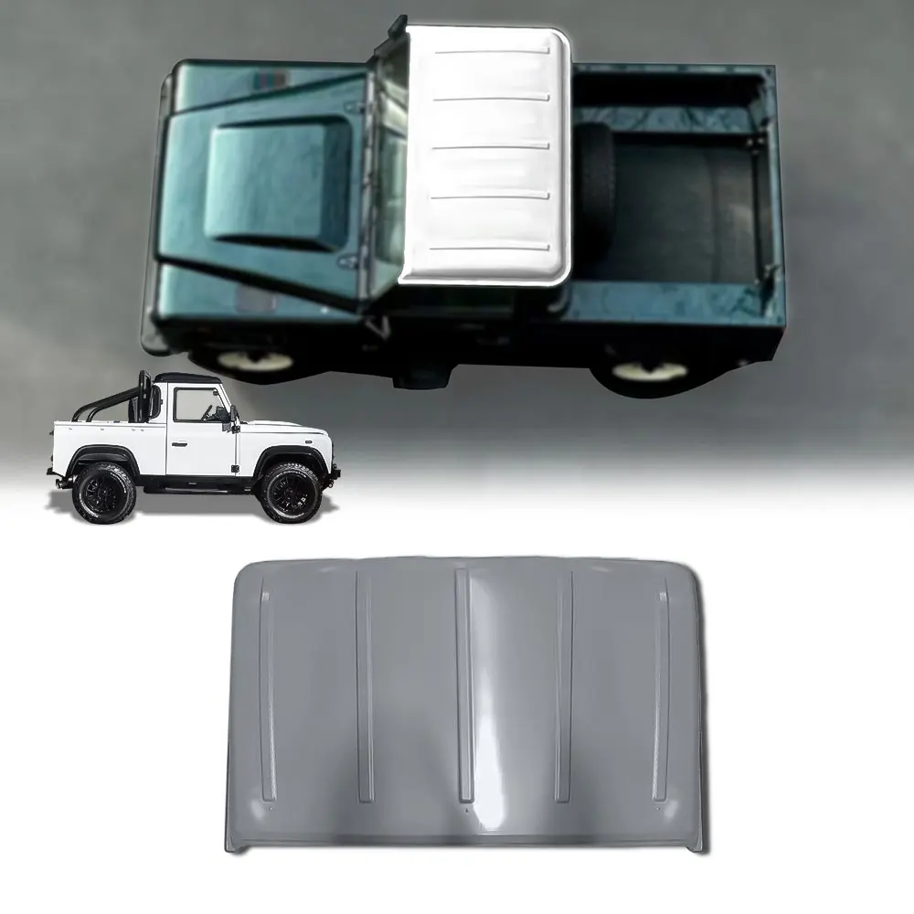 Car Accessories all Steel Top Roof Panel Assembly For Land Rover Defender 90 110 Pick Up TD4 TD5 Year 2005