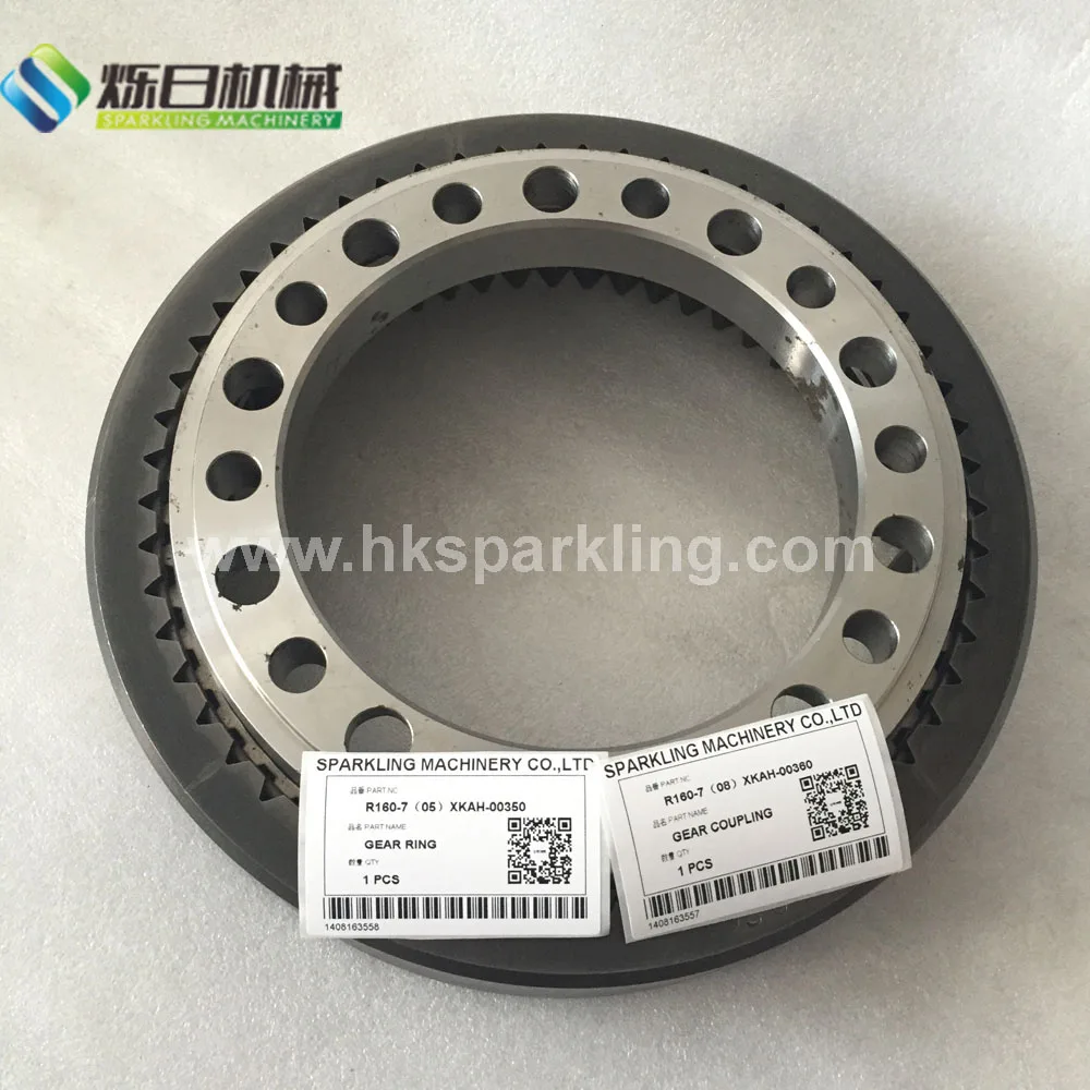 SPARKLING MACHINERY EXCAVATOR R140LC-7 R160LC-7 XKAH-00350 XKAH-00360 GEAR RING