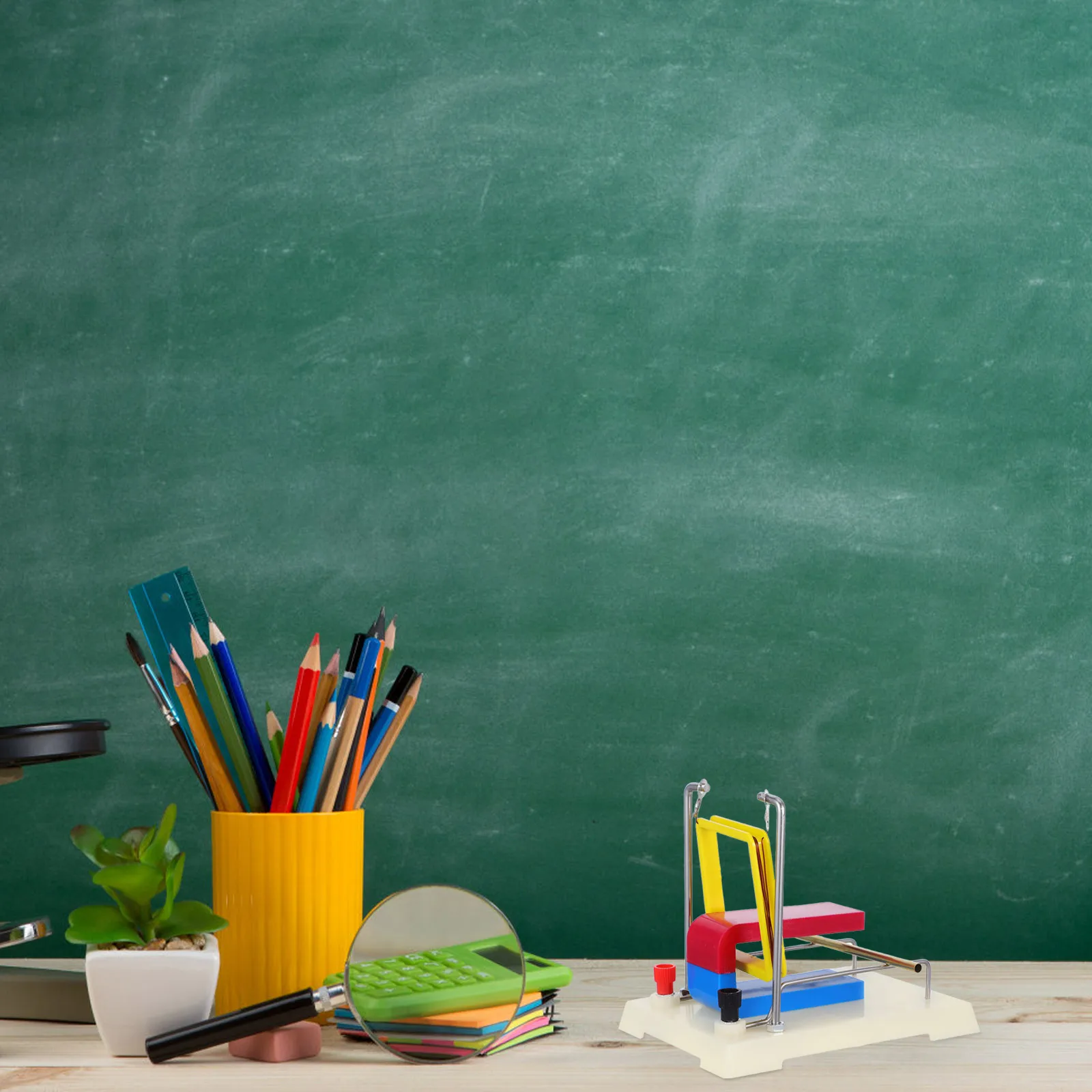 مجموعة واحدة من أدوات تجربة المجال المغناطيسي: مجموعة المغناطيس الكهربائي ذاتية الصنع لمشاريع العلوم في مختبر المدرسة معدات تدريس الفيزياء