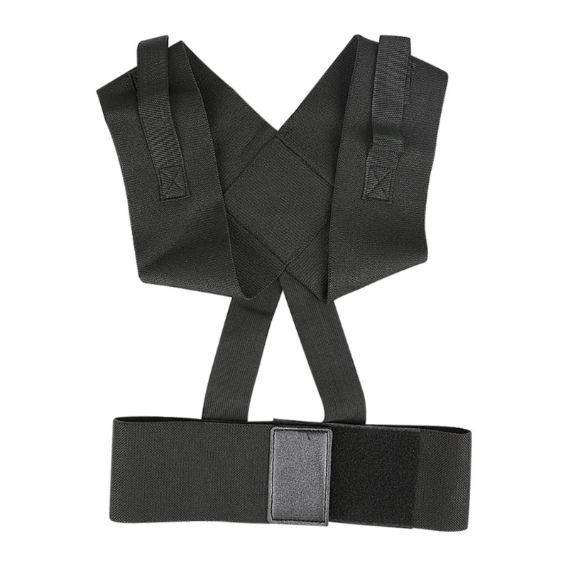 31BE Adjustable Back Support Belt Fabric Texture for Gym Workouts and Daily Use