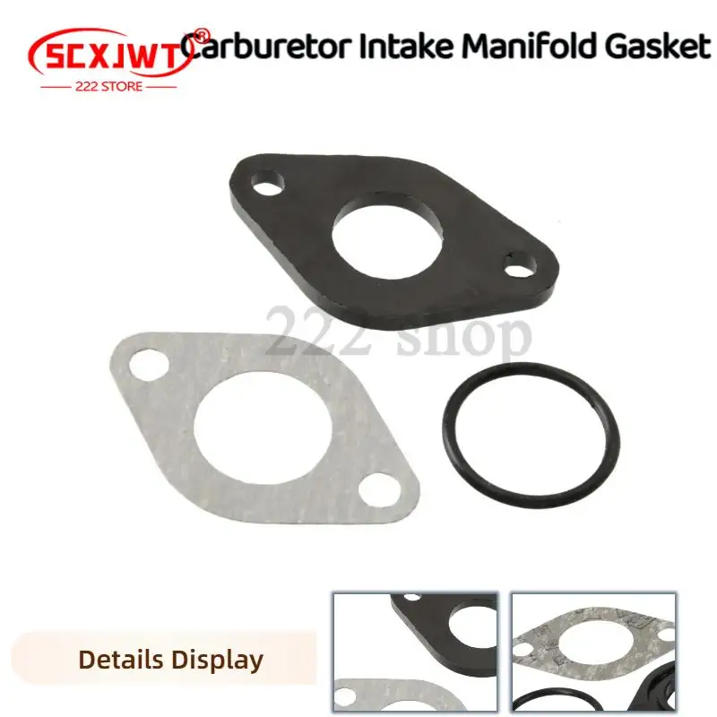 50cc 70cc 110cc bakelite pad carburetor intake manifold gasket, suitable for ATV kart, dirt pit, bicycle