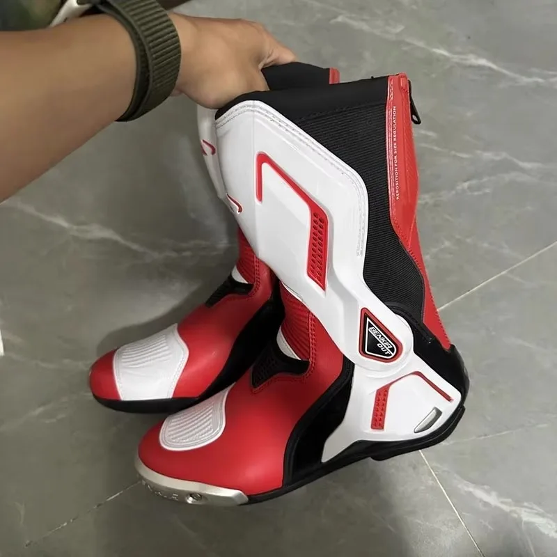 BENKIA CE Certification Botas Moto Professional Track Riding Boots Racing Summer Zapato AntiCollision Off-Road for Rally