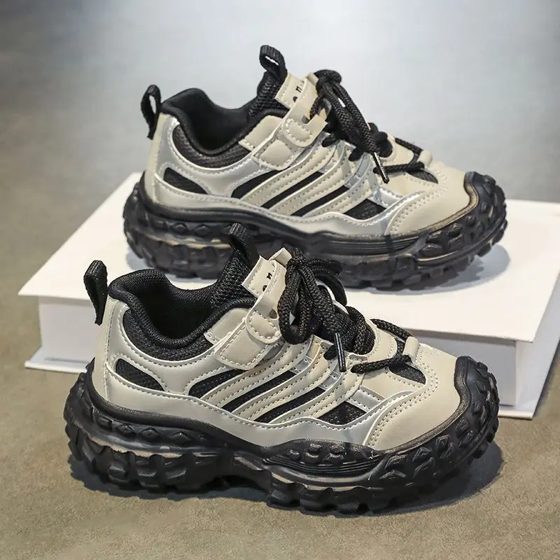 

Kids Unisex Sports Shoes 2026 AW New Casual Sneakers Anti Slip Sole Running Walking School Shoes Dad Style Trendy for Boys Girls