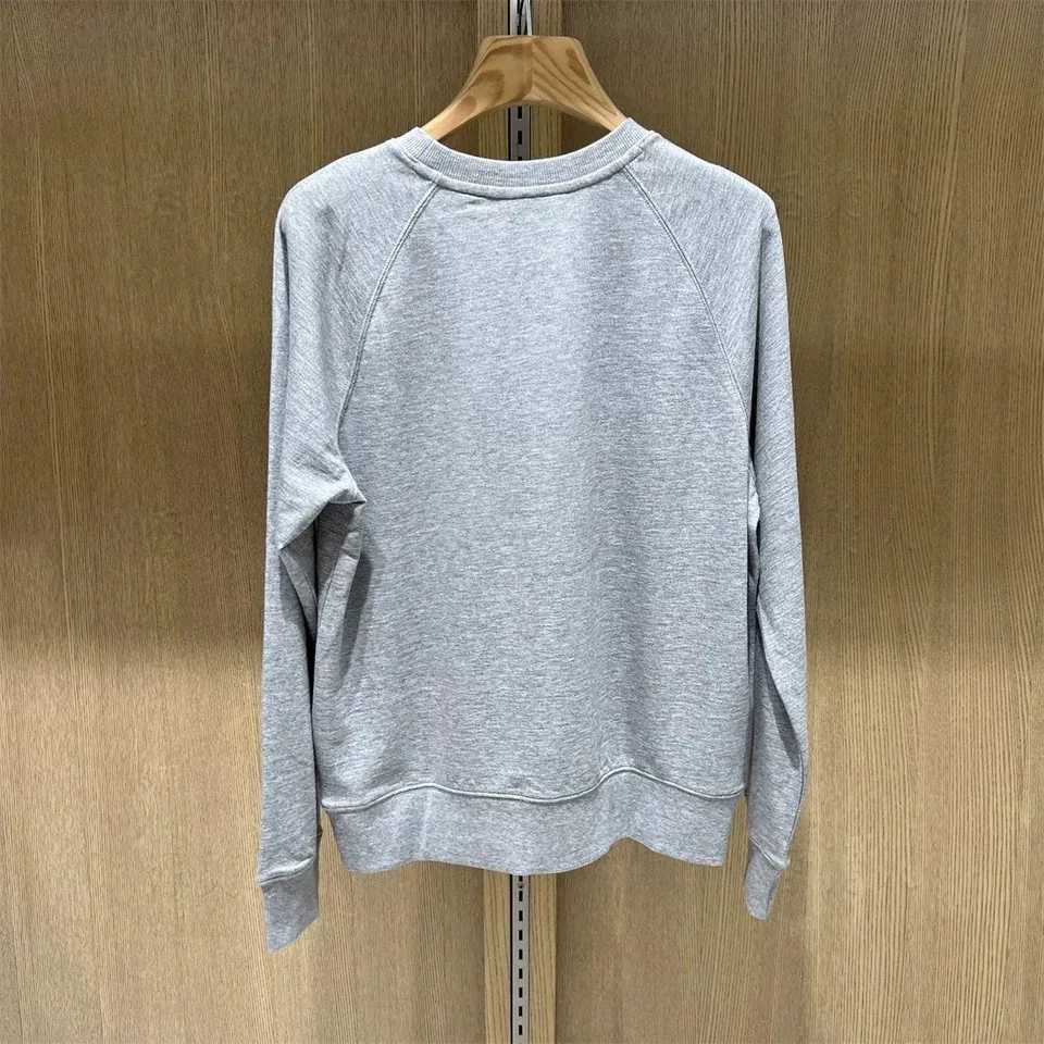 Sudadera de algodón suave con queso de limón, camiseta redonda con estampado de letras Ne, ajuste holgado, cómoda e informal, ropa de viaje