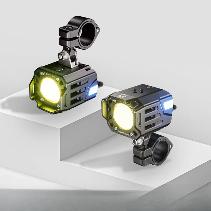 Motorcycle Breathing Atmosphere , HighLow Beam With CutOff Line, HighIntensity Light, Aluminum Alloyled Spotlight