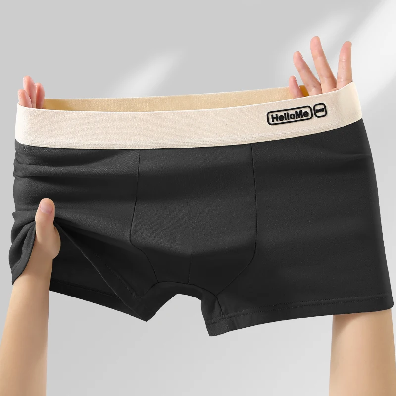 6Pcs/männer Unterwäsche Hohe Qualität Reine Baumwolle Boxer Shorts Anti-bakterielle Atmungsaktive Sport Männer Unterwäsche Elastizität Große größe – Detail 9