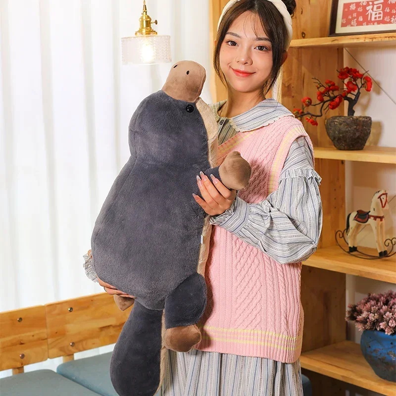 110cm Platypus Plush Toy Doll Soft Stuffed Animal Sleeping Pillow Cushion Christmas Gifts for Kids and Girls