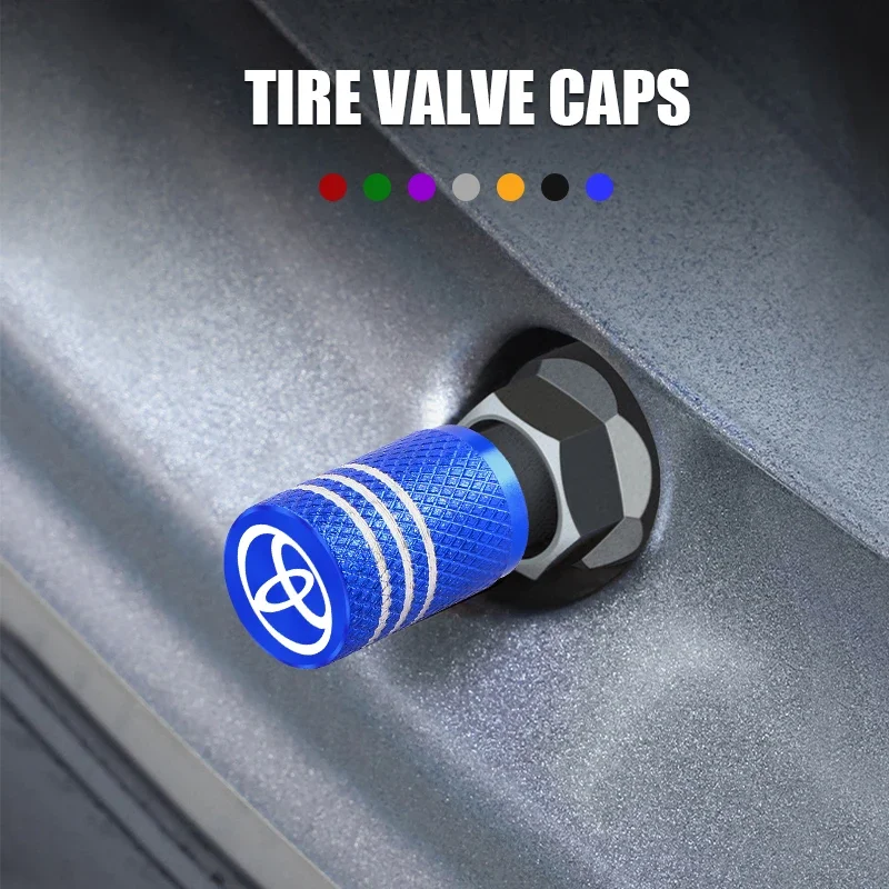 5 قطعة عجلة السيارة الإطارات صمام قبعات الهواء الجذعية يغطي لتويوتا شر كورولا كامري rav4 يارس هايلكس بريوس أفينسيس أوريس برادو فورتشنر #3