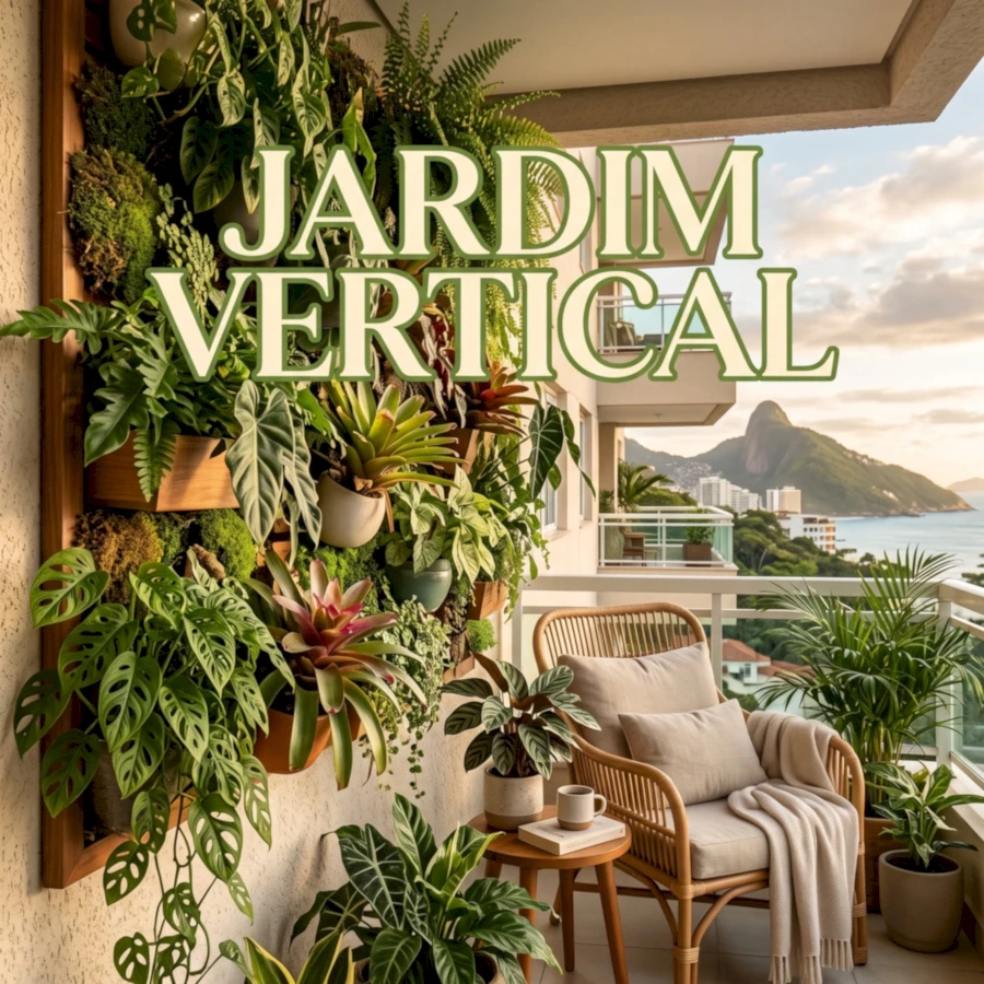 Jardim vertical em apartamento: passo a passo para montar o seu