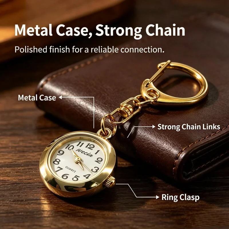 Charm Neutral Style Fashionable Simple Circular Pendant Quartz Watch Steampunk Men's And Women's Pendant Gift