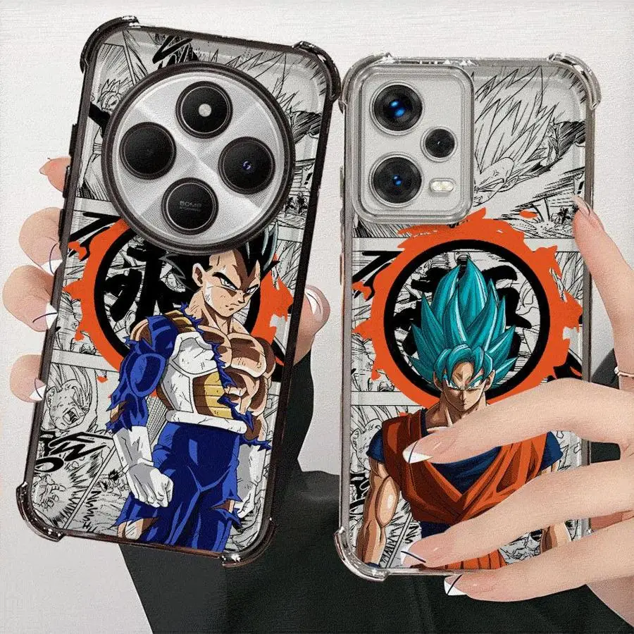 

Anime Dragon Ball Soft Cover Case for Xiaomi Redmi K80 5G 13C A3 K80 Pro A3X A5 14C