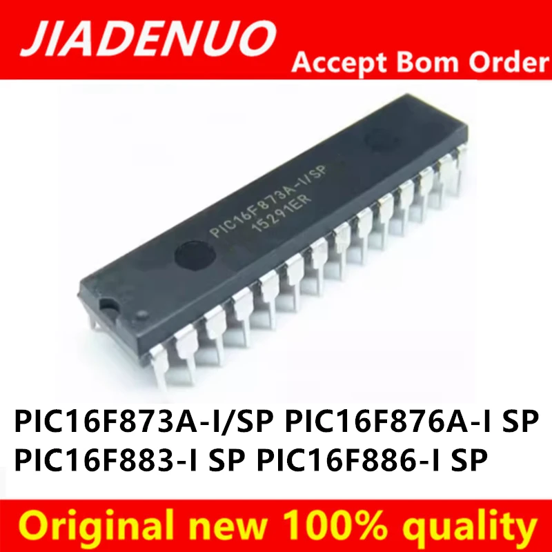 (1PCS) 100% New PIC16F873A-I/SP PIC16F876A-I/SP PIC16F883-I/SP PIC16F886-I/SP PIC16F873A PIC16F876A PIC16F883 PIC16F886 DIP-28