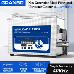 Granbo-Nettoyeur Ultrasonique de 4,5l, Nouvelle Génération, Instrument de Laboratoire Chimique, Laveuse à Ultrasons