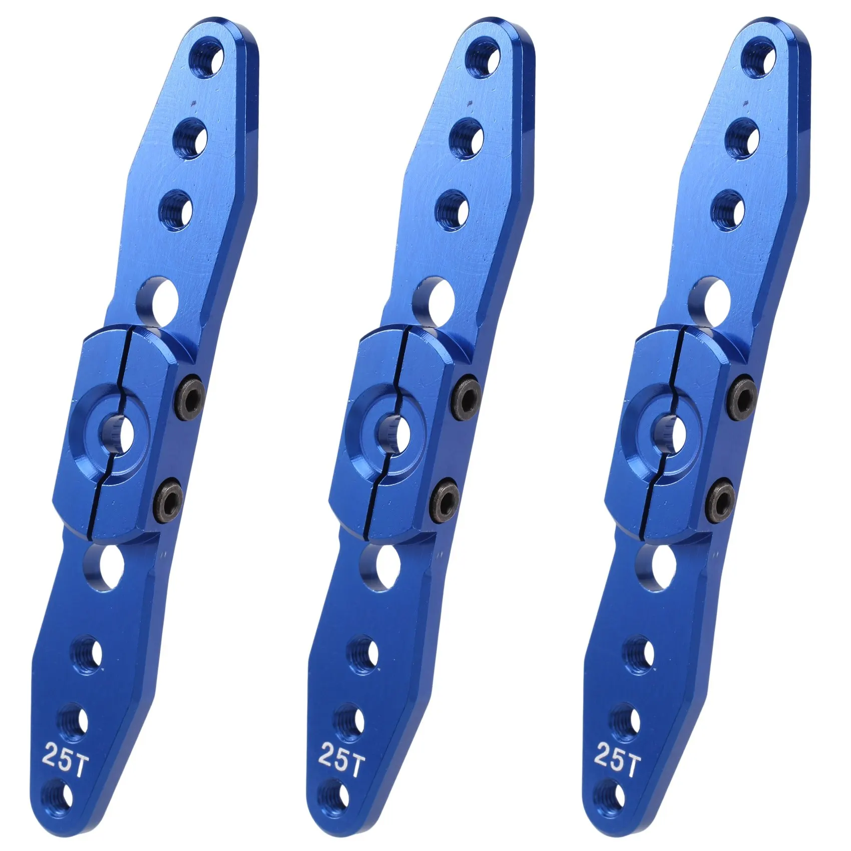 ABUM-3PCS الألومنيوم توجيه سيرفو القرن الذراع 25T ل 1/8 1/10 RC سيارة قارب ترقية جزء