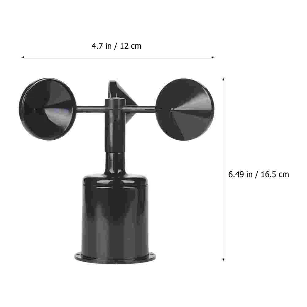 Wind Sensor Monitoring Output Transmitter Housing Abs Anemometer Direction Indicators Shells Vane Cover Black