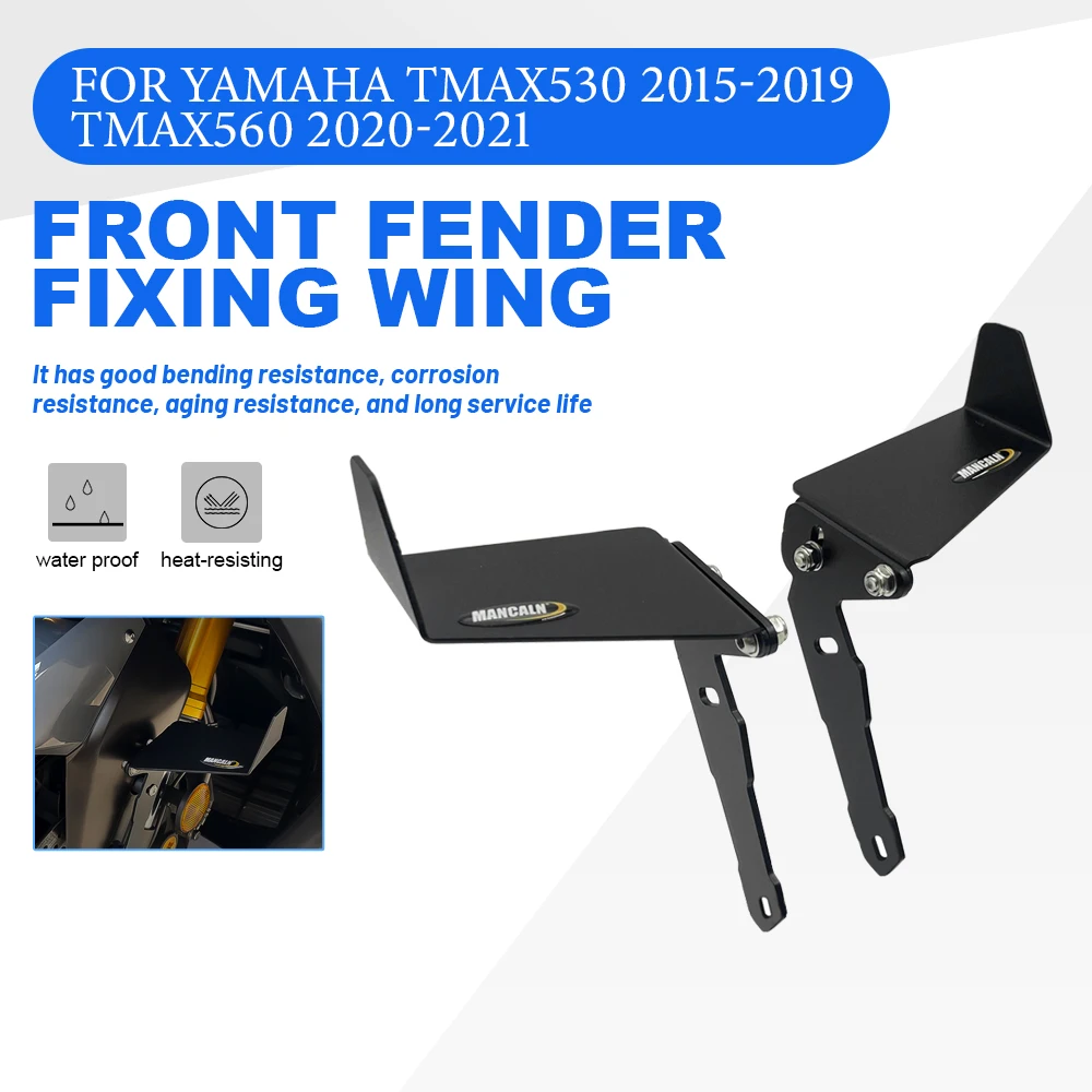 For YAMAHA TMAX530 2015-2019 TMAX560 2020-2021 Motorcycle fender Front fixed Wing adjustable Aerodynamic Winglets side wing