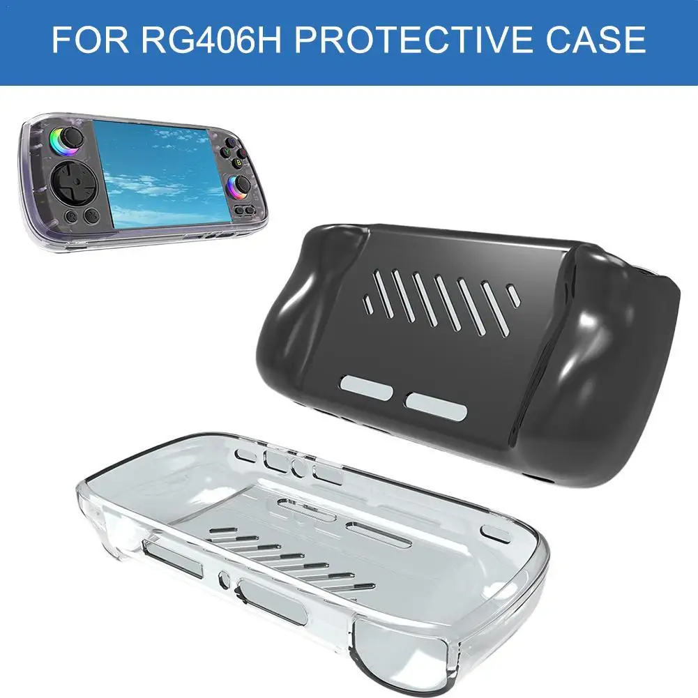 Для консолей ANBERNIC RG 406H, силиконовый прозрачный противоударный защитный чехол из ТПУ для Anbernic RG406H, защитный чехол, аксессуар