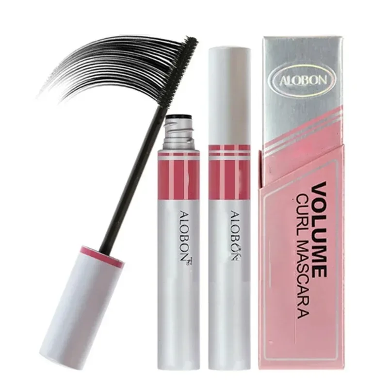 Mascara 3d Silk Fiber Curl Eyelash Extension Volume Makeup Eye Black Waterproof Fast Dry Matte Black Curling Mascara Comestics