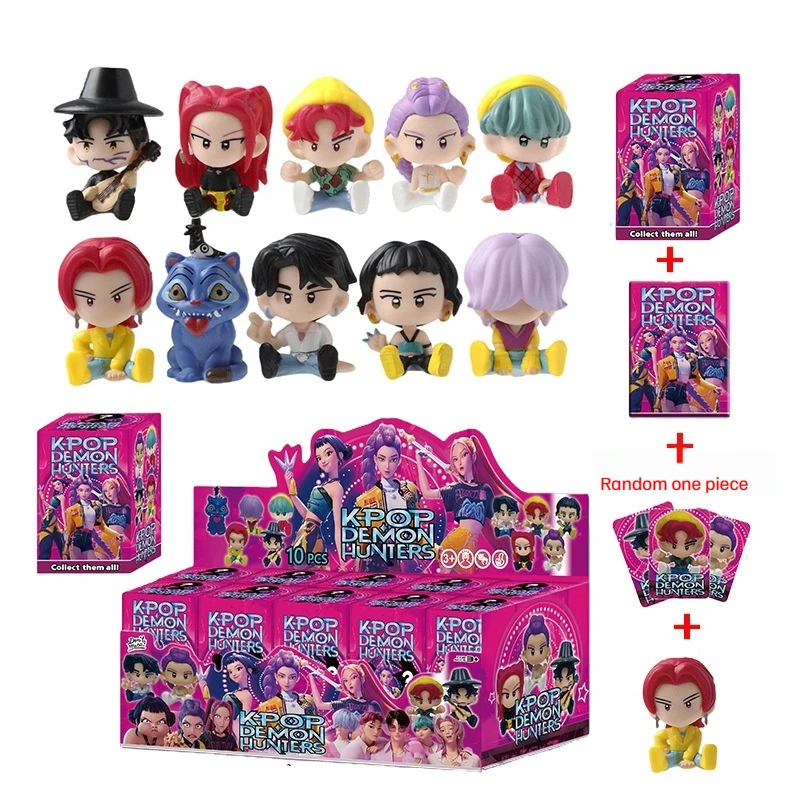 Heißer K-Pop Dämon Hunter Sajaboys Serie 10 stücke Sitzhaltung Q Version Sammeln Figuren Stil Action Spielzeug Geschenke blind Box