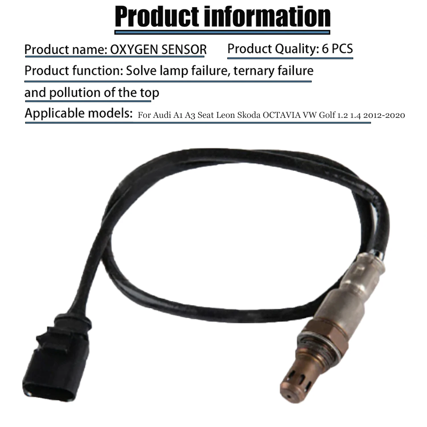 04E906262DT Back Lambda Probe Oxygen O2 Sensor For Audi A3 A1 Seat Leon Skoda OCTAVIA VW Golf 1.2 1.4 2012 2013 20142015-2020