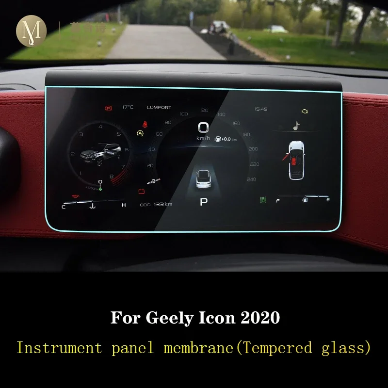 For Geely Icon 2020 2021 2022 Navigation Screen Anti-Scratch Protector Computer Film Car Interior Accessories Tempered Glass