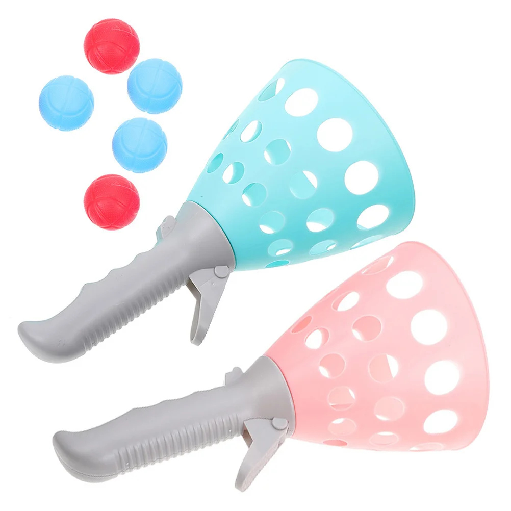 1 Satz Pop-Catch-Ballspiel, Fangbecher, Körbe, Bälle für Kinder, Outdoor-Sportspielzeug, Ball-Catch-Werfer, Aktivität für Eltern und Kinder,