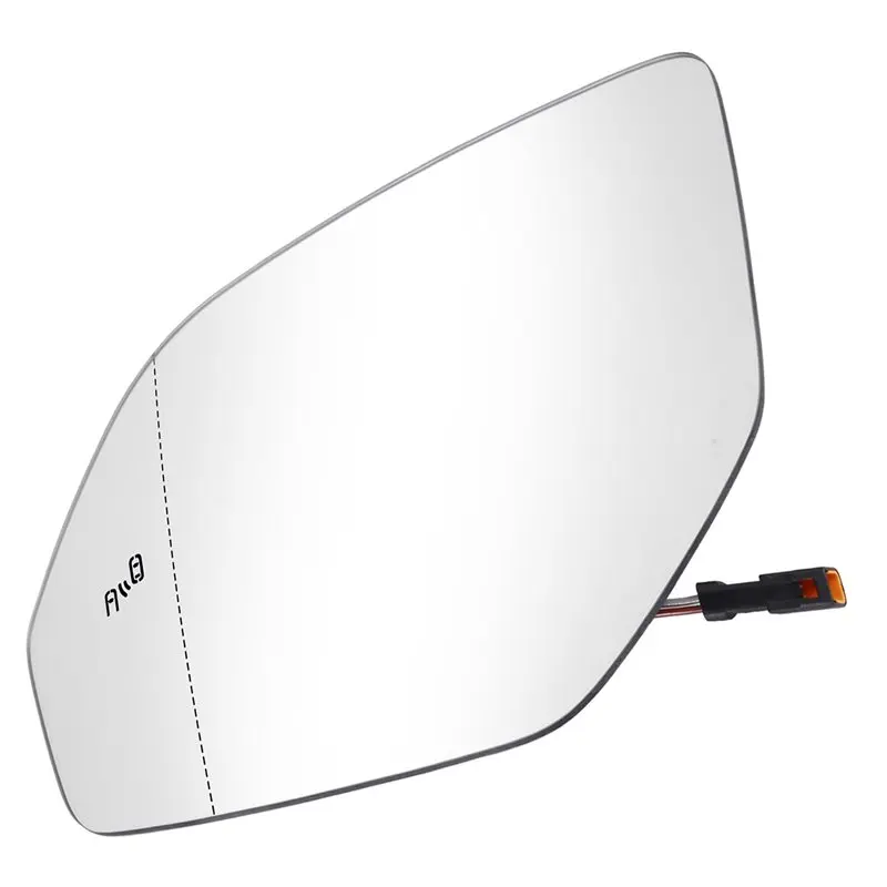 AEA6-Car Left 3CN857521L Rearview Mirror Lens Heated Blind Spot Lens For VW Teramont Atlas 2018-202
