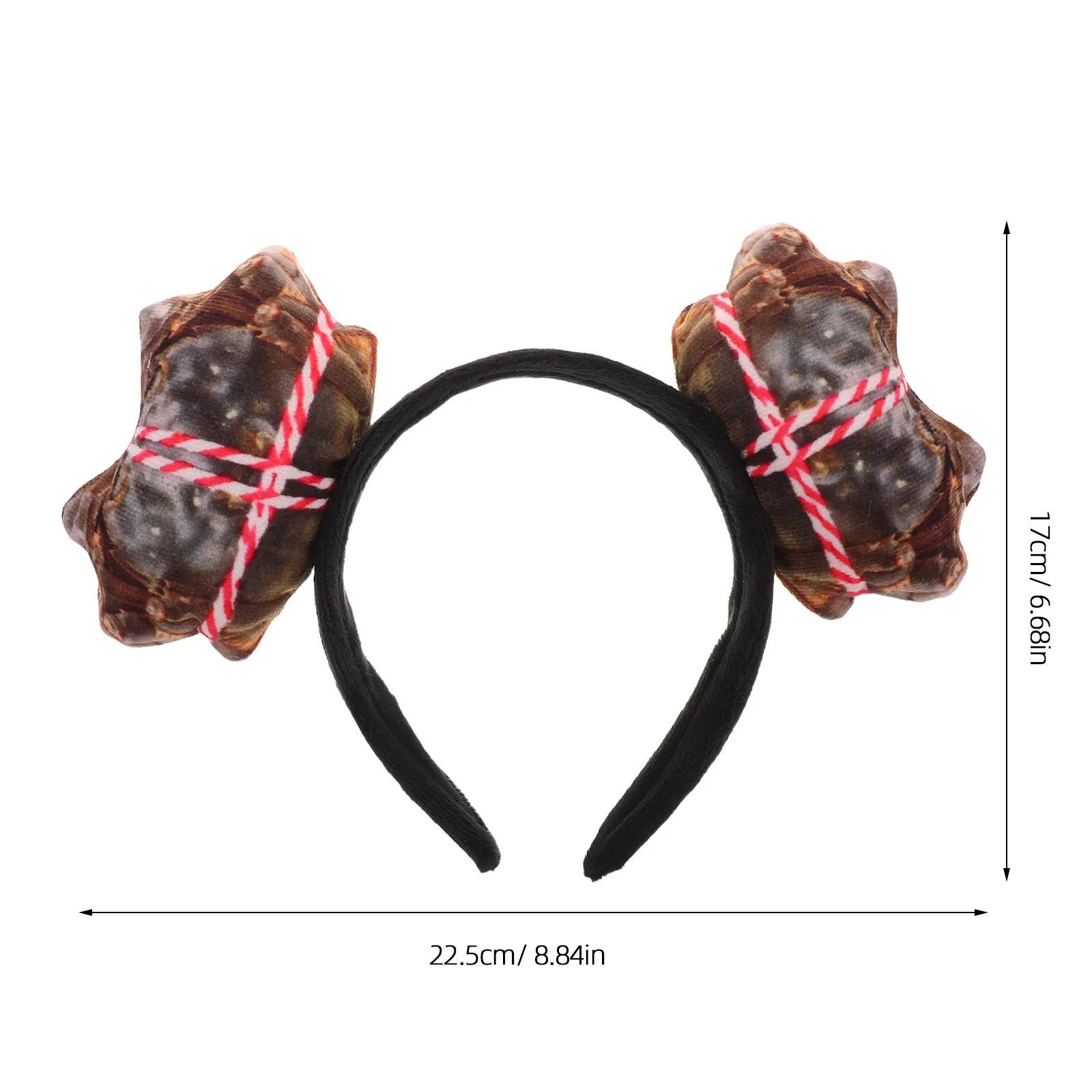 Crab Headband Cute Sea Animal Hair Accessories Realistic Design Ocean Theme Party Cosplay Photoshoot Sea Creature Costume Adult