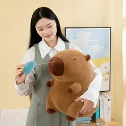 4pcs Big Snot Bubble Kapibala Stretch Snot Capybara Capybara Doll Cute Doll Plush Doll Toy Ragdoll Birthday Gift