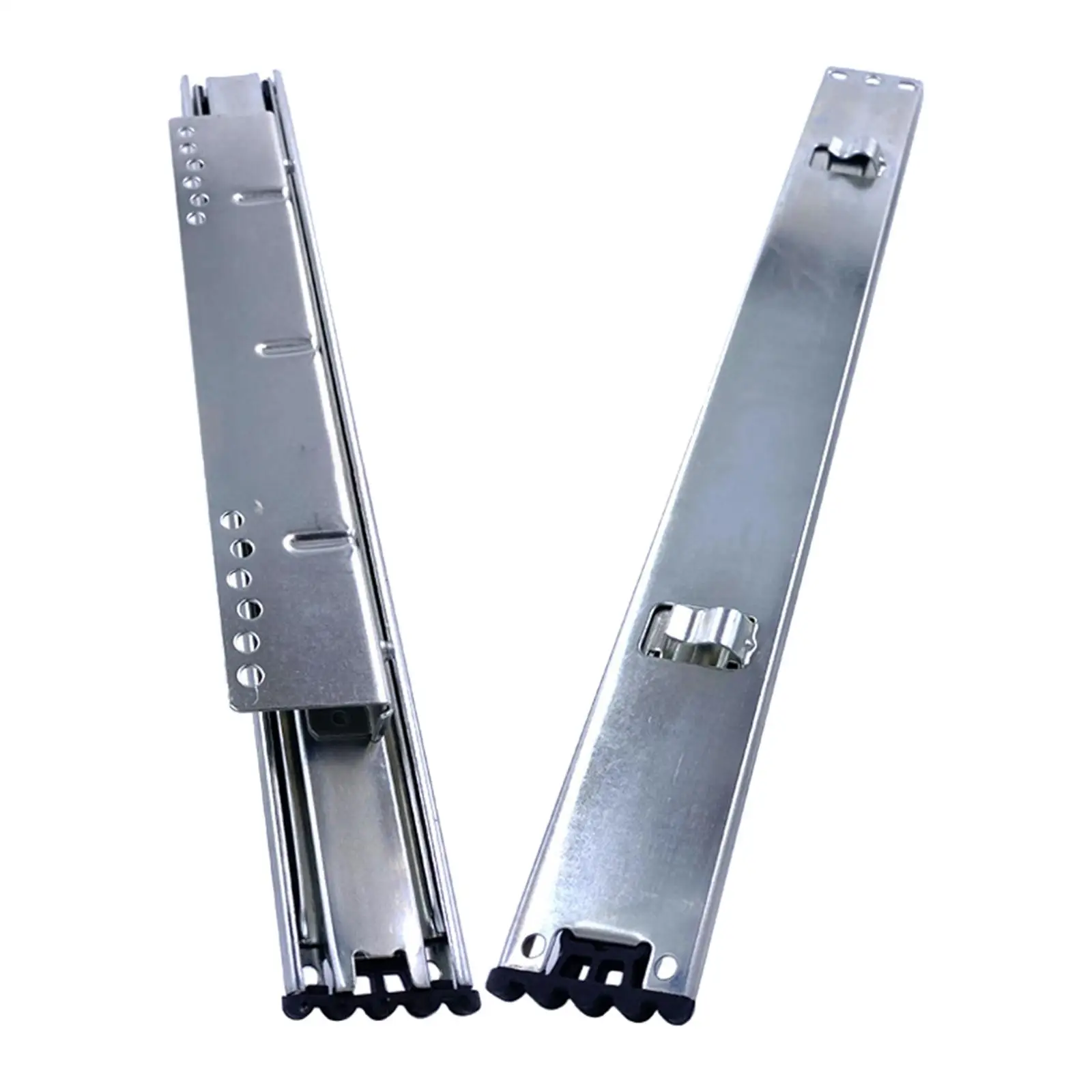 1 Pair Drawer Slides Cabinet Draw Slides Side Mount Basket Draw Slides for Kitchen