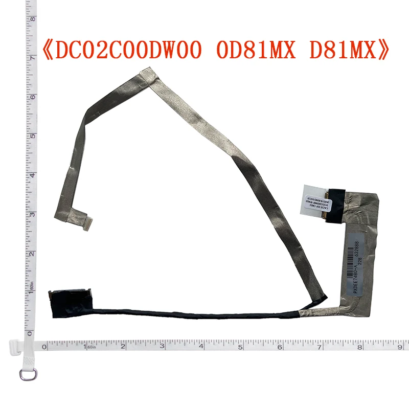 New Laptop LCD Cable for Dell Latitude 7480 7490 E7480 E7490 LCD Video Display Cable 0D81MX D81MX DC02C00DW00 EDP CABLE FHD