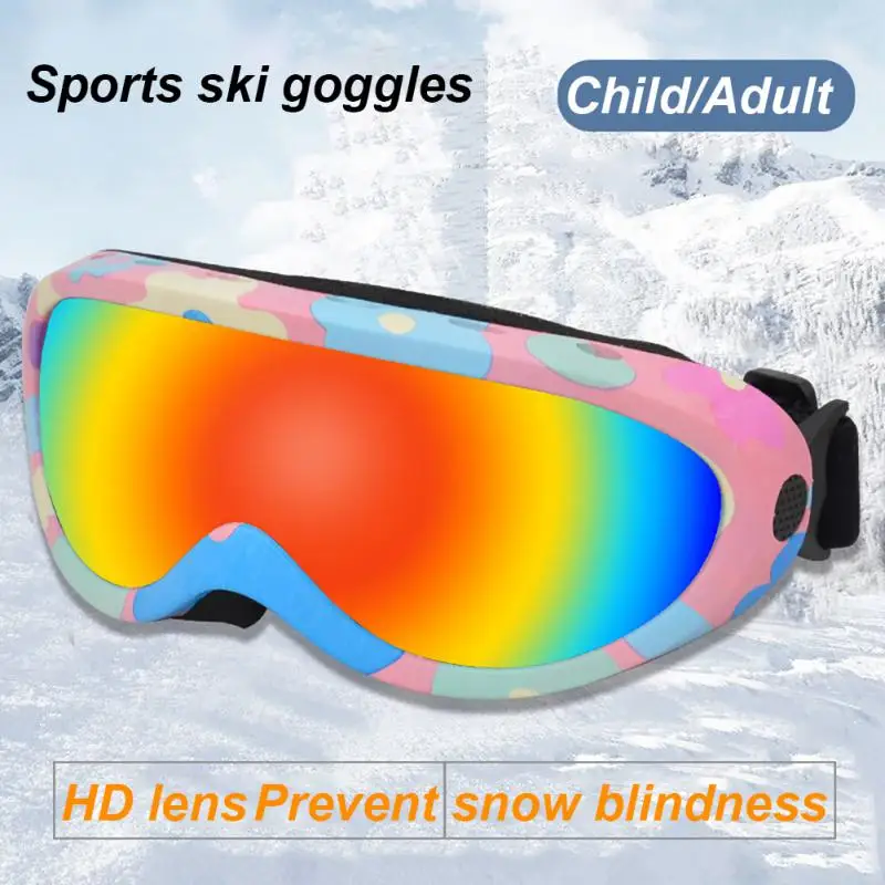 Skiing Goggles Windproof Cycling Motorcycle Goggles Winter Anti-Fog Snowboard Ski Glasses Ski Mask Tactical Goggle Sunglasses