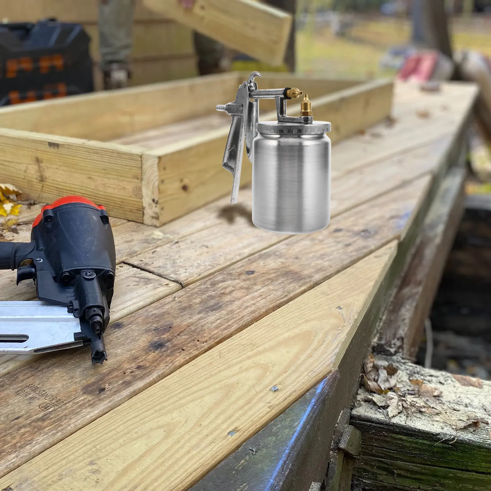 

Пневматический краскопульт из алюминия для мебели, стен, террас, садовых стульев, проектов DIY, внутренних и наружных работ, высокая эффективность