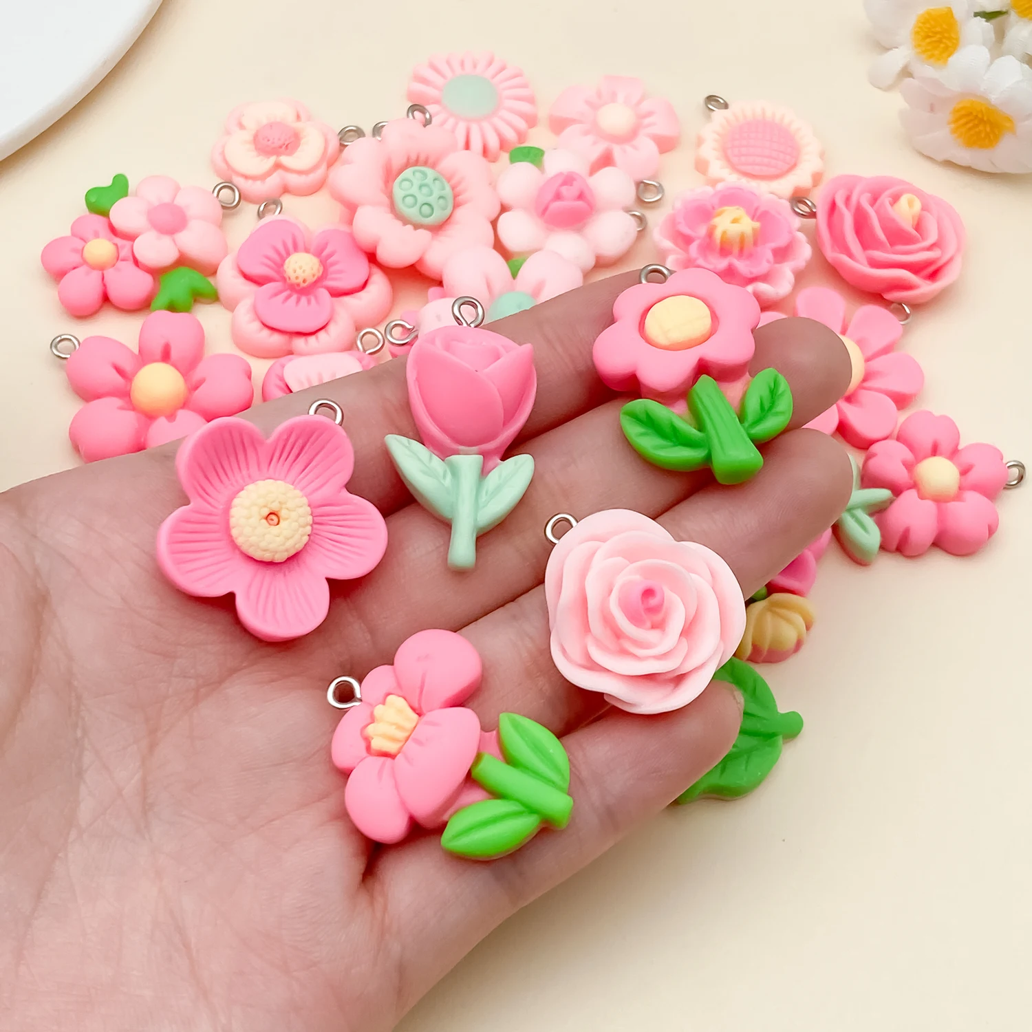 15/30pcs/lot Cute Resin Pink F - Resin Bangle Bracelet ulasan dan harga