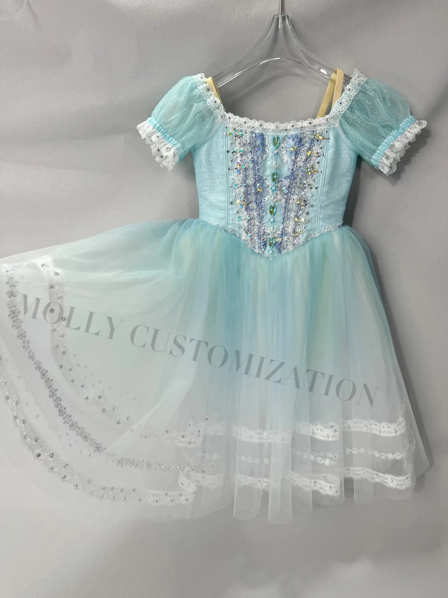 

Новинка: градиентная цветовая гамма, юбка из тюля для балетных выступлений и конкурсов, для взрослых и детей, длинная юбка в стиле «Лебединое озеро».